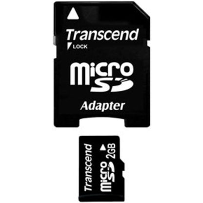 Transcend 2 GB microSD Flash Memory Card TS2GUSD