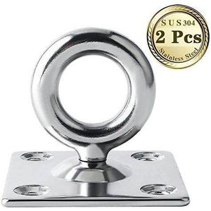 Alise SUS 304 Stainless Steel Ceiling Hooks Hammock Swing Hook Hanger Heavy Duty Eyebolt Hanging Kit,DD800-2P 2 Pack - My Store