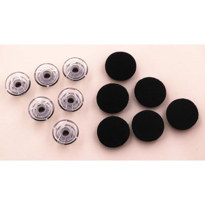 Earbuds Eartips Kit Replacement for Plantronics Voyager 5200, Medium Size Ear Gels Tips and Foam for Plantronics Voyager 5200 / Legend Eartip Kit [ 3 Pack ] (Medium Gray)