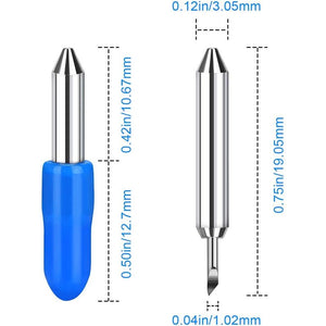 5pcs Replacement Cutting Blades for Joy Machine and Joy Xtra Smart Cutting Machine Blades, Cutting Blades,Cut Vinyl Fabric Carbide Standard Blades