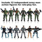 Buy now Mr.River US Army Men and SWAT Team Toy Soldiers Action Figures with Military Weapons Accessories for Kids Boys Girls,12Pcs at indiglob india