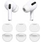 3 Pairs Compatible with AirPods Pro Ear Tips - Small Size Replacement Silicone Rubber Eartips - White