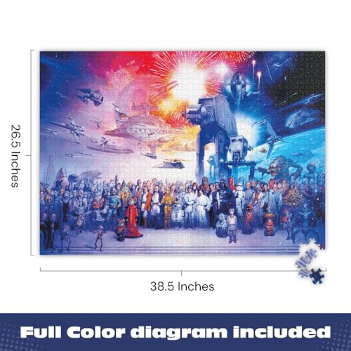 Buy now Buffalo Games - Star Warsƒ?› - You were The Chosen One - 2000 Piece Jigsaw Puzzle for Adults - Challenging Puzzle Perfect for Game Nights - Finished Size is 38.50 x 26.50 at indiglob india