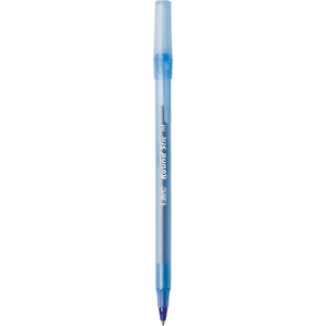 BIC Round Stic Xtra Life Blue Ballpoint Pens, Medium Point (1.0mm), 36-Count Pack of Bulk Pens, Flexible Round Barrel for Writing Comfort, No. 1 Selling Ballpoint Pens