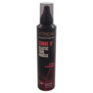 L'Oréal Paris Advanced Hairstyle CURVE IT Curl Elastic Mousse, 8.3 oz. (Packaging May Vary)