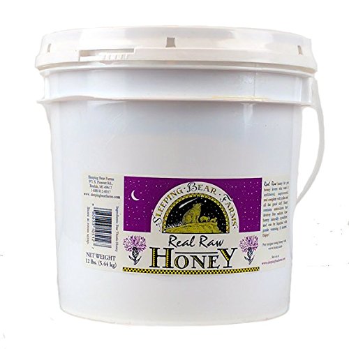 Buy now Raw Honey 1 Gallon Bucket- 12 Lbs. Pail Honey, Unfiltered, Unpasteurized, Unblended, Bulk, No Additives, Spreadable Creamy Honey from Our Beekeepers Hives at indiglob india