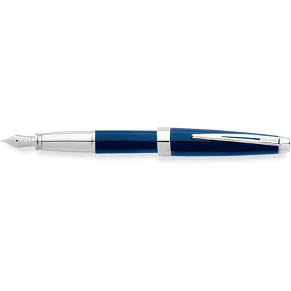 Cross Aventura Starry Blue Fountain Pen with Medium Nib (AT0156-2MS)