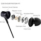 1MORE Piston Fit in-Ear Earphones Fashion Durable Headphones with 4 Color Options, Noise Isolation, Pure Sound, Phone Control with Mic for Smartphones/PC/Tablet - Black
