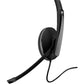 Sennheiser PC 3.2 Chat - Lightweight Stereo Headset With Adjustable Noise-Cancelling Microphone - for Internet Telephony and E-Learners - PC Connectivity- Great for Gaming, Work, & Study,Black