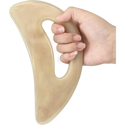 AICNLY Large Gua Sha Massage Tool, Lymphatic Drainage Massager, Muscle Scraping Massage Tools, Body Sculpting Anti Cellulite Tools for Man and Women (Pink)