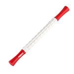 Buy now Muscle Roller Massage Roller Stick- Deep Tissue Fascia Blaster for Myofascial Pain Relief, Lymphatic Drainage & Body Sculpting, Handheld Physical Therapy & Recovery Tool (Black White-24 inch) Red White 20 Inch at indiglob india