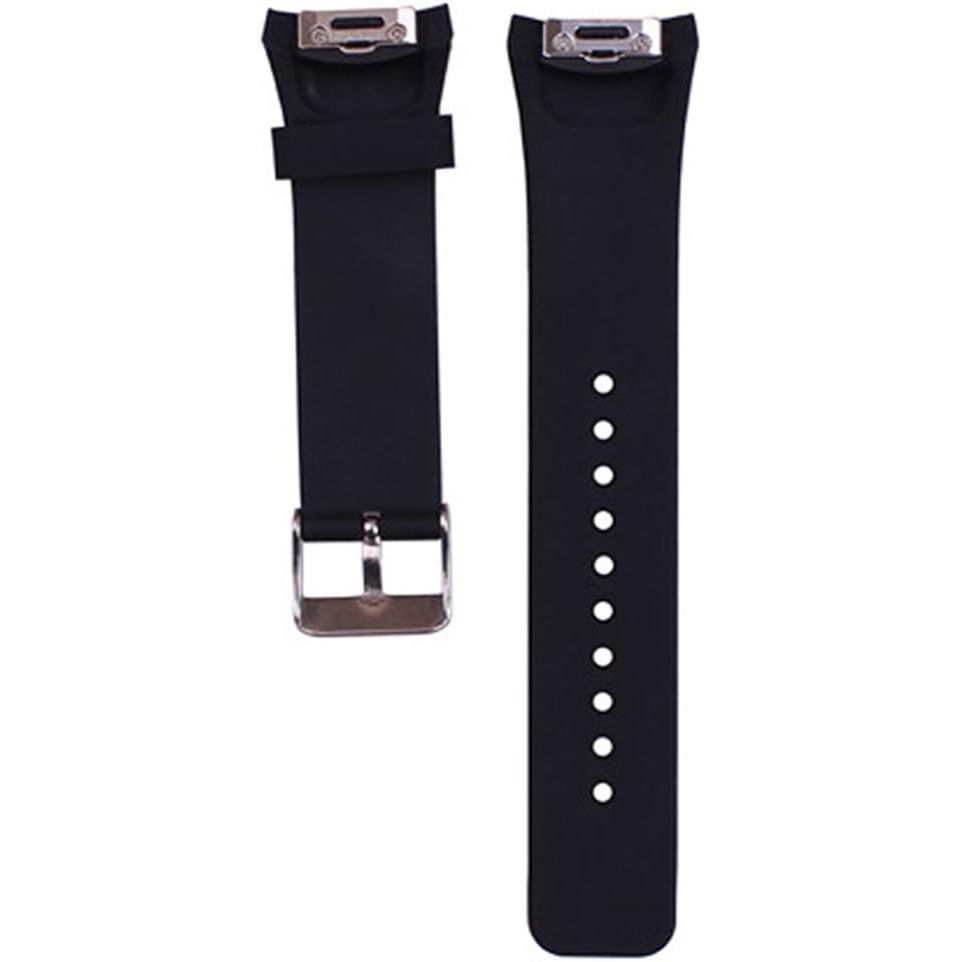 Buy now ECSEM Large Silicone Replacement Wristbands Compatible with Samsung Gear S2 SM-R720 SM-R730 Smartwatch - Gear S2 Band/Strap - Black at indiglob india