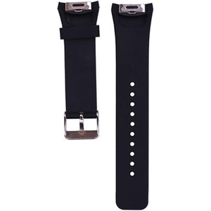 Buy now ECSEM Large Silicone Replacement Wristbands Compatible with Samsung Gear S2 SM-R720 SM-R730 Smartwatch - Gear S2 Band/Strap - Black at indiglob india