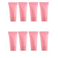 Snadulor 5ml 50 Pcs Empty Squeeze Bottle Refillable Travel Plastic Tube Bottles for Cosmetic Body Hand Cream Lotion Shampoo Facial Cleanser(Pink)
