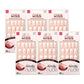 Buy now Kiss Salon Acrylic Nude French 28 Count Medium Length Flat (Pack of 6) at indiglob india
