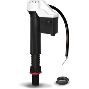 Korky QuietFILL Toilet Fill Valve - Universal Fits 99% of Toilets - Easy Height Adjust for Fast Install, 528