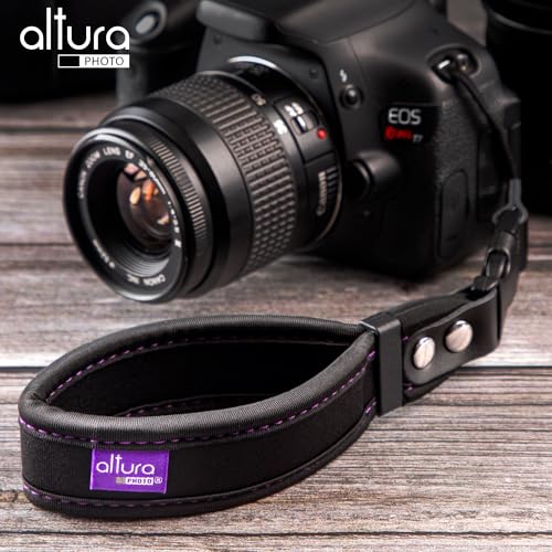 Buy now Camera Wrist Strap - Rapid Fire Heavy Duty Safety Wrist Strap by Altura Photo w/ 2 Alternate Connections for Use w/ Large DSLR or Mirrorless Cameras at indiglob india