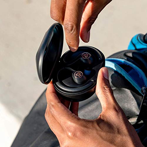 Buy now JLab JBuds Air Sport True Wireless Bluetooth Earbuds + Charging Case, Black, IP66 Sweat Resistance, Class 1 Bluetooth 5.0 Connection, 3 EQ Sound Settings Signature, Balanced, Bass Boost at indiglob india
