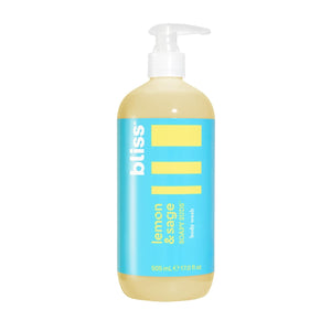 Bliss Soapy Suds Body Wash - Lemon and Sage - 17 Fl Oz - Gentle and Hydrating for Supremely Soft Skin - Paraben Free - Vegan & Cruelty Free