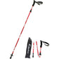 Aluminum Collapsible Ultralight Travel Trekking Hiking Pole for Men and Women (Fits 5'3" - 6'2")