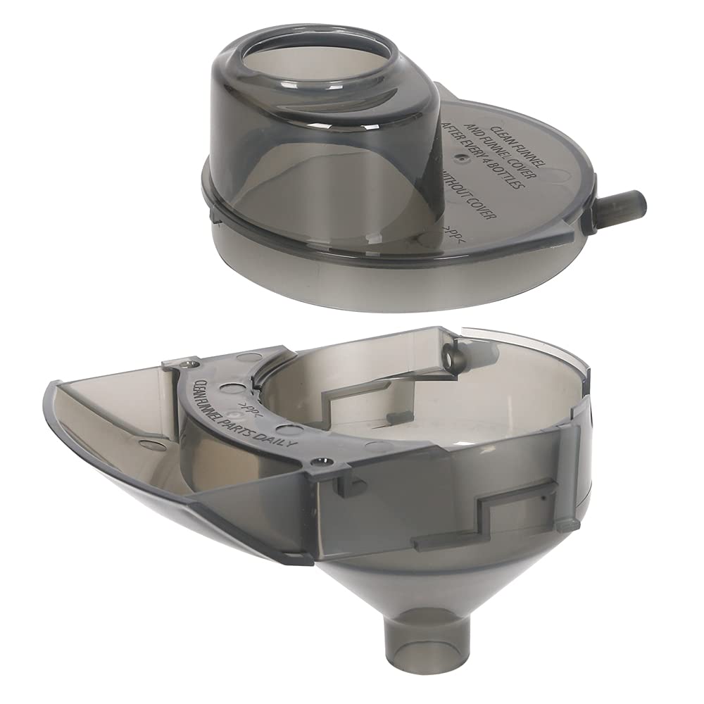 Buy now 2 Pieces Replacement Parts Compatible with Baby Brezza Formula Pro Advanced FRP0046 Replacement Funnel and Cover. Grey, Gray, Funnel01 at indiglob india