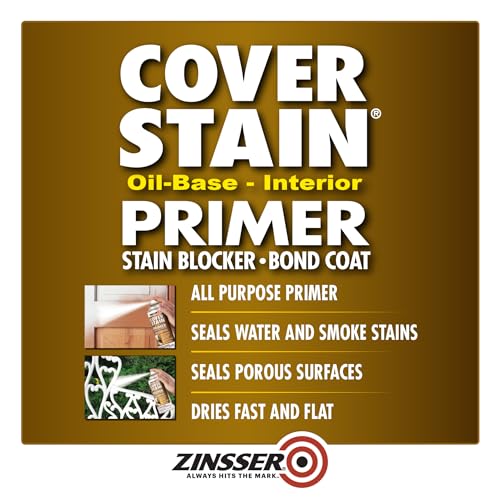 Buy now Zinsser 3608 Cover Stain Oil Base Primer Spray, 13 oz, White at indiglob india