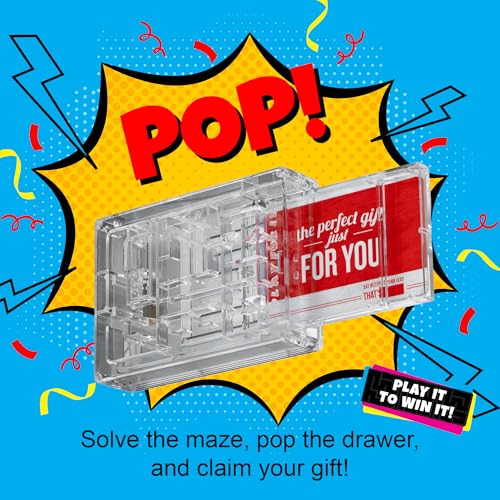 Buy now BILZ® Super Maze | Gift Card Puzzle Game for Ages 8+ | Made in USA | Easy Fun Setup | Fits Gift Cards, Cash (Folded), and Notes | Great for Graduations, Christmas, & Birthdays at indiglob india