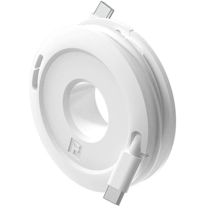 Side Winder Mini and Max Headphone, Earbud and Charging Cable Winder and Organizer Perfect for Wrapping Earbuds and Cords for Travel and Organization (White, Max)