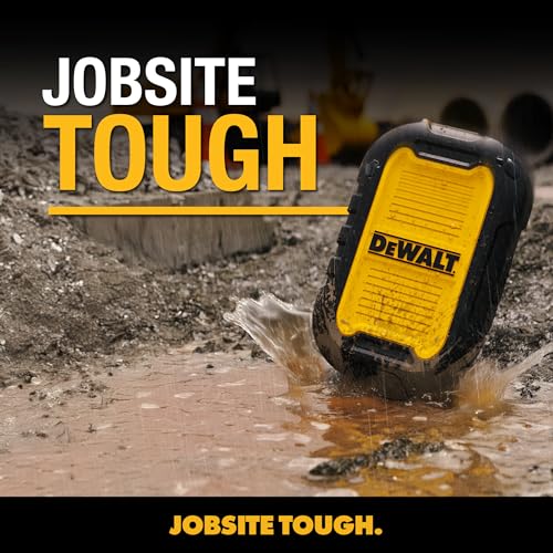 Buy now DEWALT Heavy Duty Magnetic Power Bank 5,000mAh, Rugged Wireless Portable Charger 18W Fast Charging Battery Pack, USB-C to C w/USB Adapter Cable 4' Water Resistant Works w/Magsafe iPhone 17/16/15/14 at indiglob india