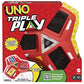 Buy now UNO Triple Play Card Game with Card-Holder Unit with Lights & Sounds & 112 Cards, Kid, Teen & Adult Game Night Gift Ages 7 Years & Older, HCC21 at indiglob india