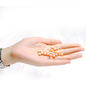 Buy now NeuFashion Big Oyster Pearl Party Pearl Freshwater Cultured Oval Pearl Beads (5-7mm 28 PCs/Lot) Oysters with Pearl Inside Anniversary Gifts for Women at indiglob india
