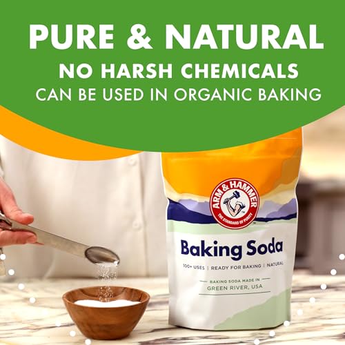 Buy now ARM & HAMMER Baking Soda Made in USA, Ideal for Baking, Pure & Natural, 2.7lb Bag at indiglob india