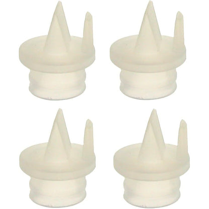Maymom 2nd Generation Pump Valves with Pull Tab for Spectra S1, S2 and 9 Pumps and Compatible with Avent Comfort Electric Breast Pump; (4 pc)