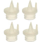 Maymom 2nd Generation Pump Valves with Pull Tab for Spectra S1, S2 and 9 Pumps and Compatible with Avent Comfort Electric Breast Pump; (4 pc)