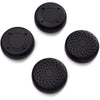 PlayVital Thumb Grip Caps for Steam Deck LCD, Silicone Thumbsticks Grips Joystick Caps for Steam Deck OLED - Raised Dots & Studded Design - Raised Dots & Studded Design Black
