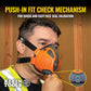 Buy now Klein Tools 60552 Reusable P100 Half-Mask Respirator with Replaceable Filters for Dust, Metal Fumes, and Oil Mist, M/L at indiglob india