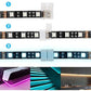 10Packs 4-Pin RGB LED Light Strip Connectors 10mm Unwired Gapless Solderless Adapter Terminal Extension for SMD 5050 Multicolor Strip