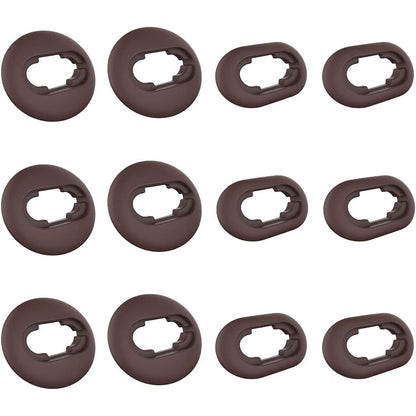 Luckvan 6 Pairs L/S Galaxy Buds Live Ear Tips Silicone Adapter Ear Wing Tips Replacement Earbuds Tips for Samsung Galaxy Buds Live Accessories Rubber Earbuds Tips, Black