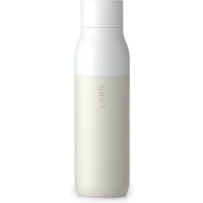 LARQ Bottle Twist Top 17 oz - Insulated Stainless Steel Water Bottle | BPA Free | Reusable Water Bottle for Camping, Office, and Travel | Keep Drinks Cold and Hot, Obsidian Black