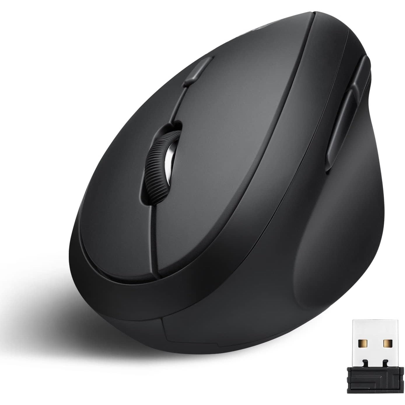 Perixx PERIMICE-719 Right-Handed Wireless Mini Vertical Mouse, 3 Level DPI