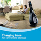 Buy now BLACK+DECKER dustbuster 20V Hand Vacuum Cordless Rechargeable, Car Vacuum Portable, Powerful Suction AdvancedClean Hand Vac with Extendible Crevice Tool, Flip-Up Brush and Charging Base (BDH2000L) at indiglob india