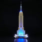 Briksmax Led Lighting Kit for Architecture Empire State Building - Compatible with Lego 21046 Building Blocks Model- Not Include The Lego Set