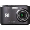 Kodak PIXPRO Friendly Zoom FZ43-BK 16MP Digital Camera with 4X Optical Zoom and 2.7" LCD Screen (Black) - Black