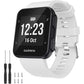 Watbro Band Compatible with Garmin Forerunner 35, Soft Silicone Watch Band Replacement Strap, for Garmin Forerunner 35 Smart Watch, Fit 5.11-9.05 Inch (130mm-230mm) Wrist