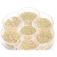 1 Box(1450PCS) Assorted Sizes Metal Closed Open Jump Rings Connecters for Necklace Bracelet DIY Jewelry Making Findings Kits(3mm 4mm 5mm 6mm 7mm 8mm 10mm)(Gold) - My Store