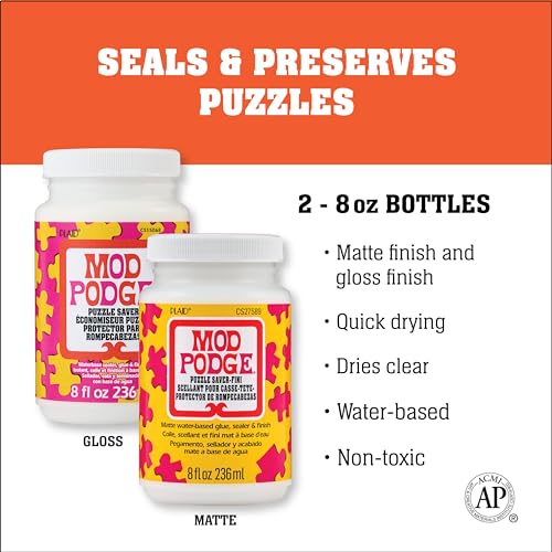 Buy now Mod Podge, Puzzle Saver Kit, Includes 4 Foam Brushes, Perfect for DIY Arts and Crafts Projects at indiglob india