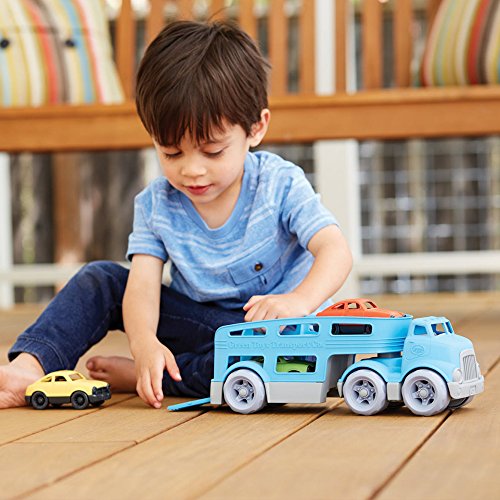 Buy now Green Toys Car Carrier, Blue - Pretend Play, Motor Skills, Kids Toy Vehicle. No BPA, phthalates, PVC. Dishwasher Safe, Recycled Plastic, Made in USA. at indiglob india