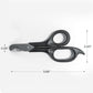 AUVON Scissors-Shaped Pill Cutter, Sharp Blade Pill Splitter for Easily Dividing Most 5-15mm Vitamins, Tablets and Medications in Half