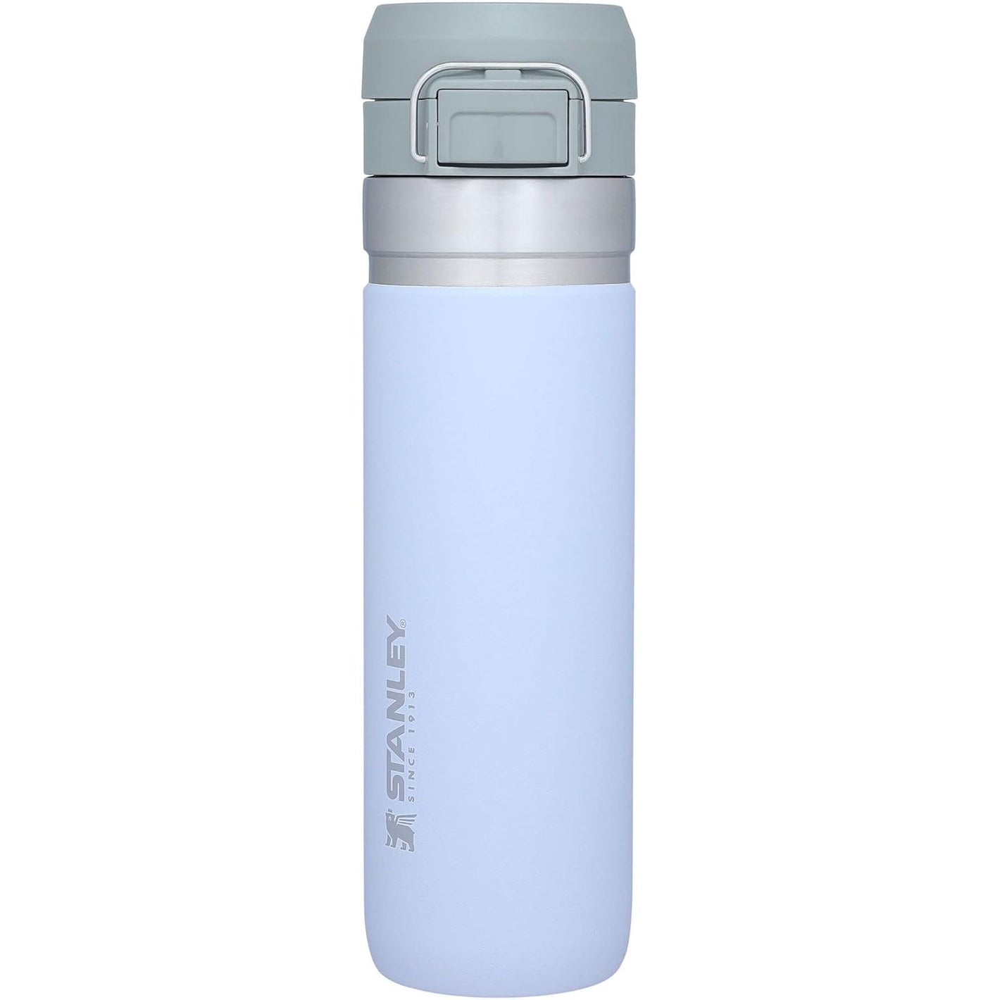 Stanley Quick Flip GO Water Bottle 24 oz | Push Button Lid | Leakproof and Packable for Travel and Sports | Insulated Stainless Steel | BPA-Free | Lilac
