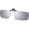 Cycling Sport Polarized Clip-on Flip up Metal Clip Sunglasses Lenses Glasses Unbreakable Driving Fishing Outdoor - Silver